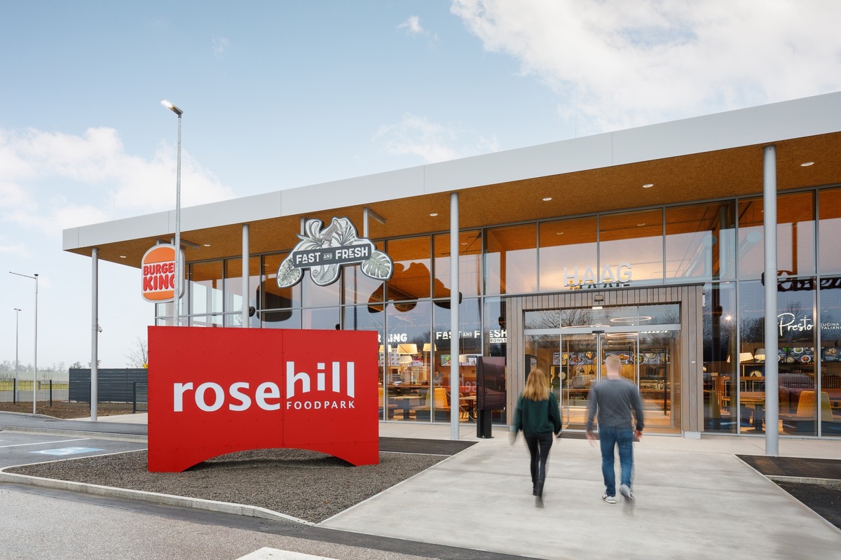 Rosehill Foodpark® – Eröffnung des modernsten Fast Casual Multimarken-Restaurants Europas