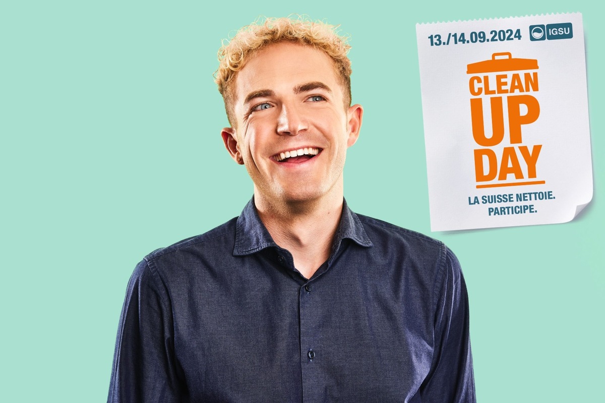 Communiqué: «Avec humour contre le littering: le Clean-Up-Day national d’IGSU avec l’humoriste Michael Elsener»