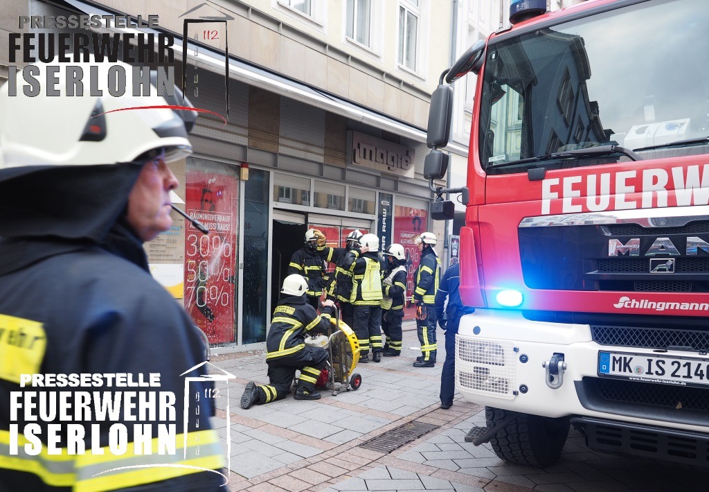 FW-MK: Brand im Ladenlokal