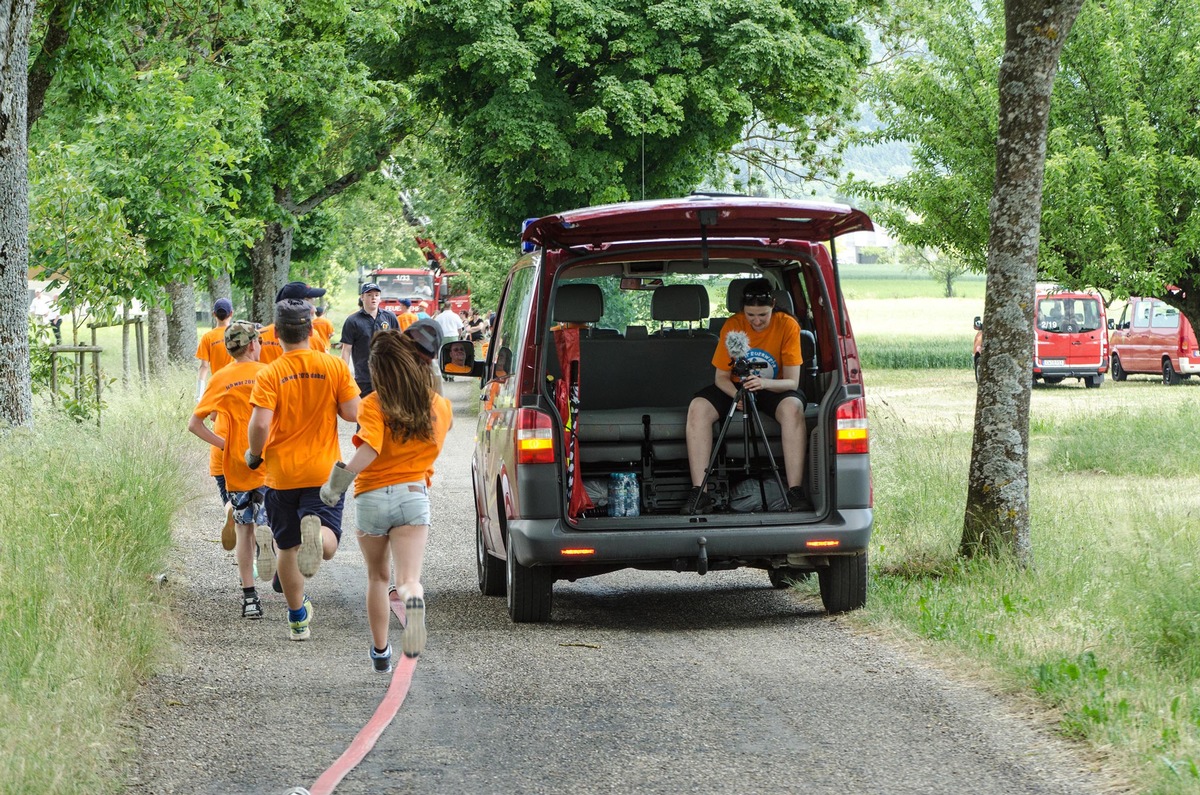 FW-CW: Mit der Challenge &quot;Laufen statt Saufen&quot; setzte der Feuerwehrnachwuchs
aus dem Landkreis Calw ein Zeichen