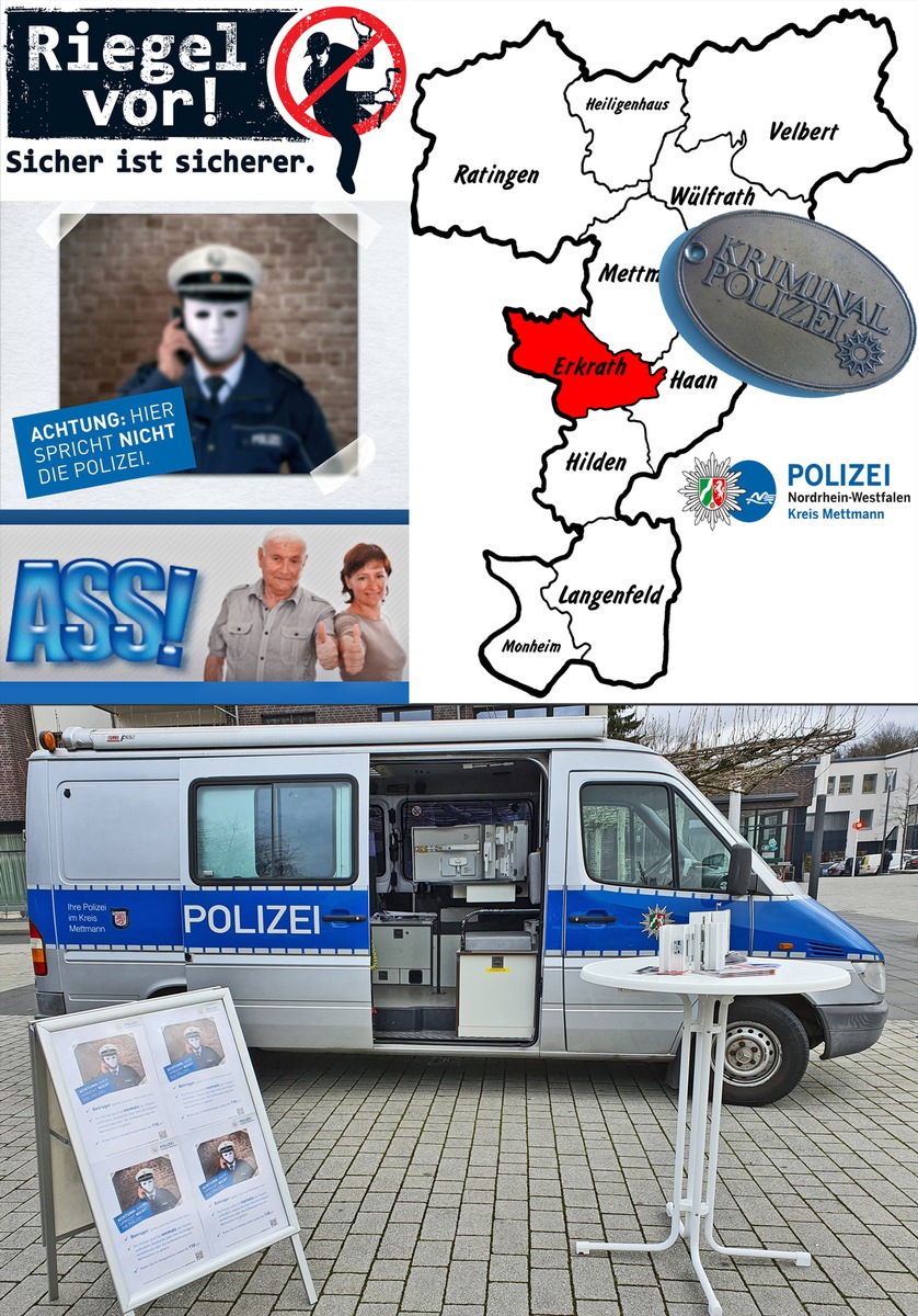 POL-ME: Kriminalprävention am Info-Mobil: Die Polizei lädt ein - Erkrath - 2110070