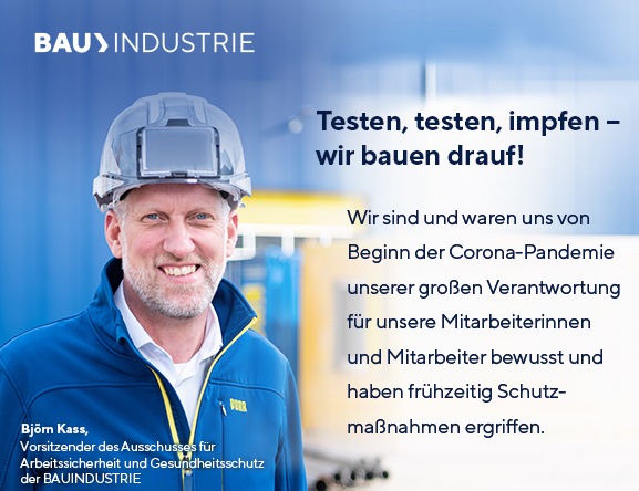 Testen, testen, impfen – wir bauen drauf!