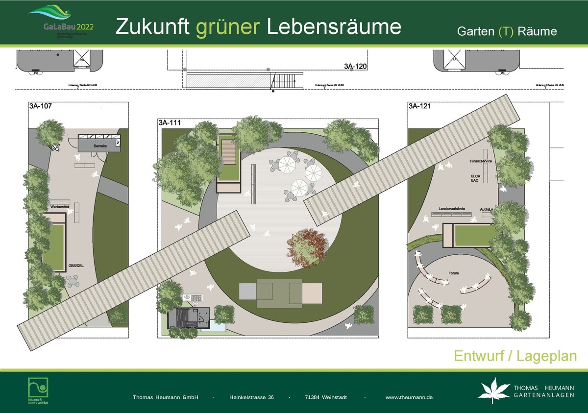 „Zukunft grüner Lebensräume“/ Neuer BGL-Messeauftritt auf der GaLaBau 2022