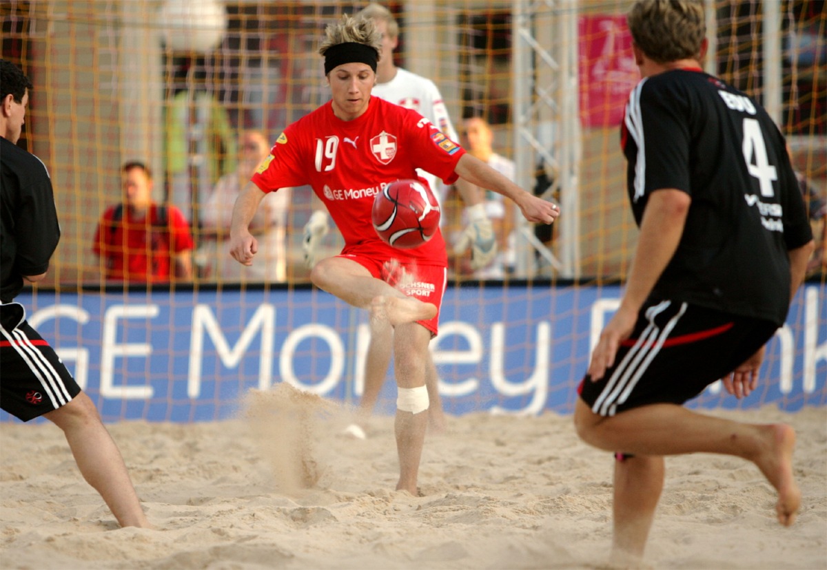 Auftakt der GE Money Bank Beach Soccer Tour 2007 in Winterthur