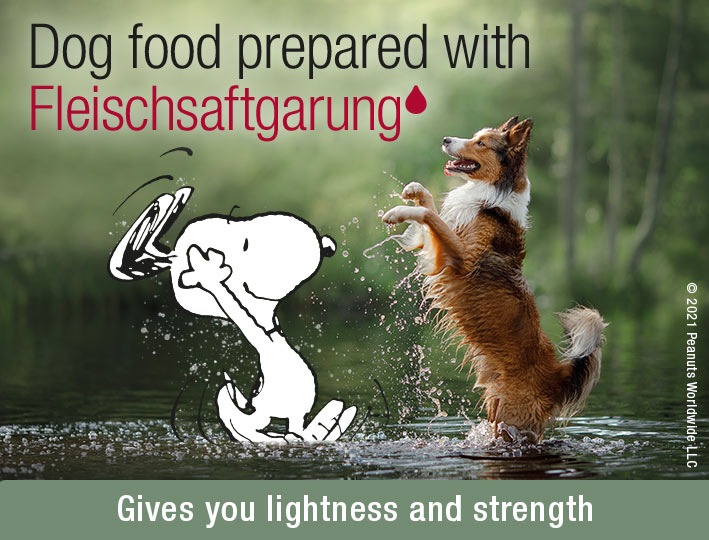 German dog food is prepared differently - Now also available in UK