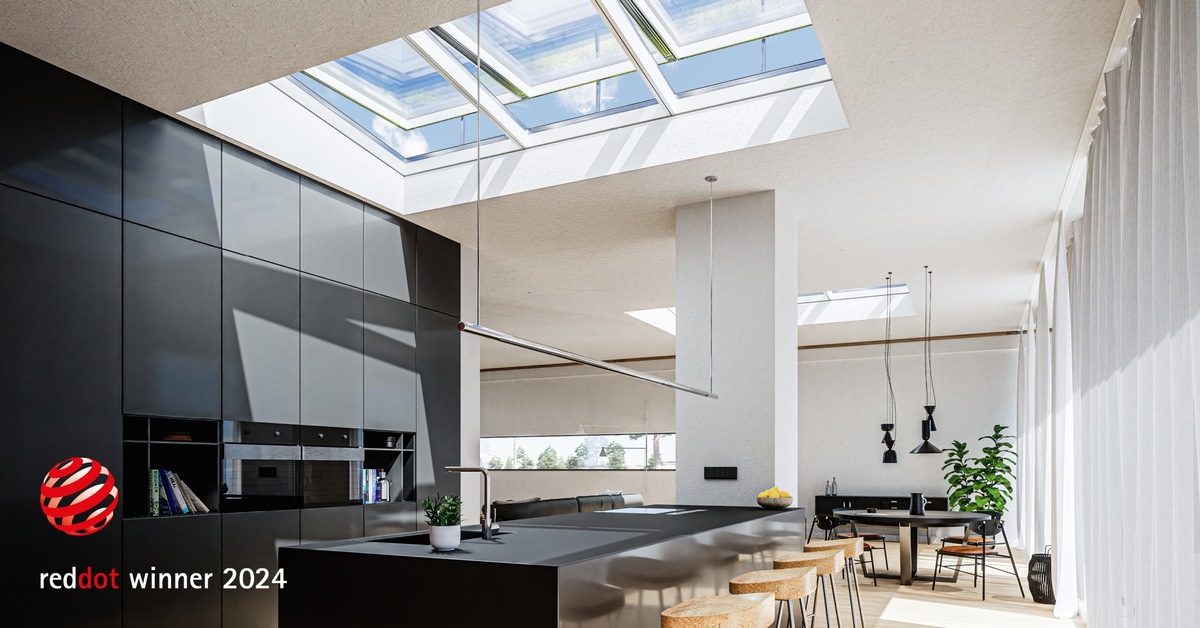 Red Dot Design Award for LAMILUX Modular Glass Skylight MS78