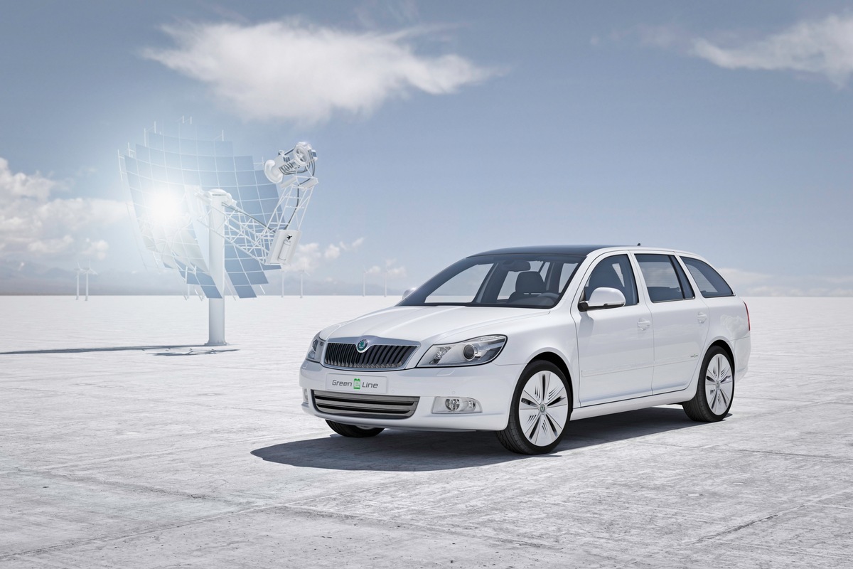 Konzeptstudie Octavia Green E Line: das erste Elektroauto von Skoda (mit Bild)