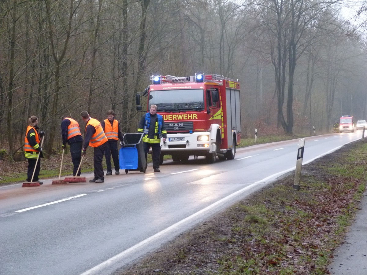 FW-DT: Mehrere Ölspuren