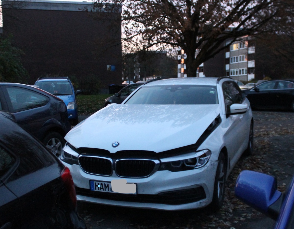 POL-HAM: Unbekannter verursacht hohen Sachschaden an BMW und flüchtet