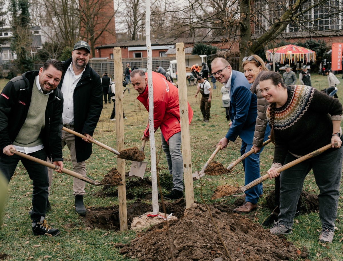 BAUHAUS pflanzt erste Waldinsel zum 65. Jubiläum