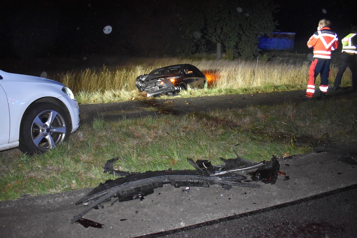 POL-STD: 58-jährige Autofahrerin bei Unfall in Harsefeld schwer verletzt