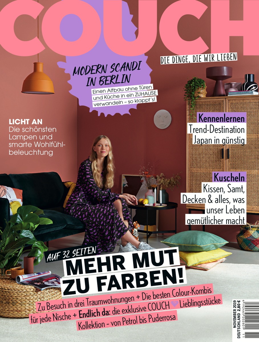 COUCH startet eigene Möbel- und Home-Kollektion exklusiv bei Otto: Launch der COUCH LIEBLINGSSTÜCKE mit knapp 50 Möbeln, Accessoires und Heimtextilien mitentwickelt von der COUCH-Redaktion