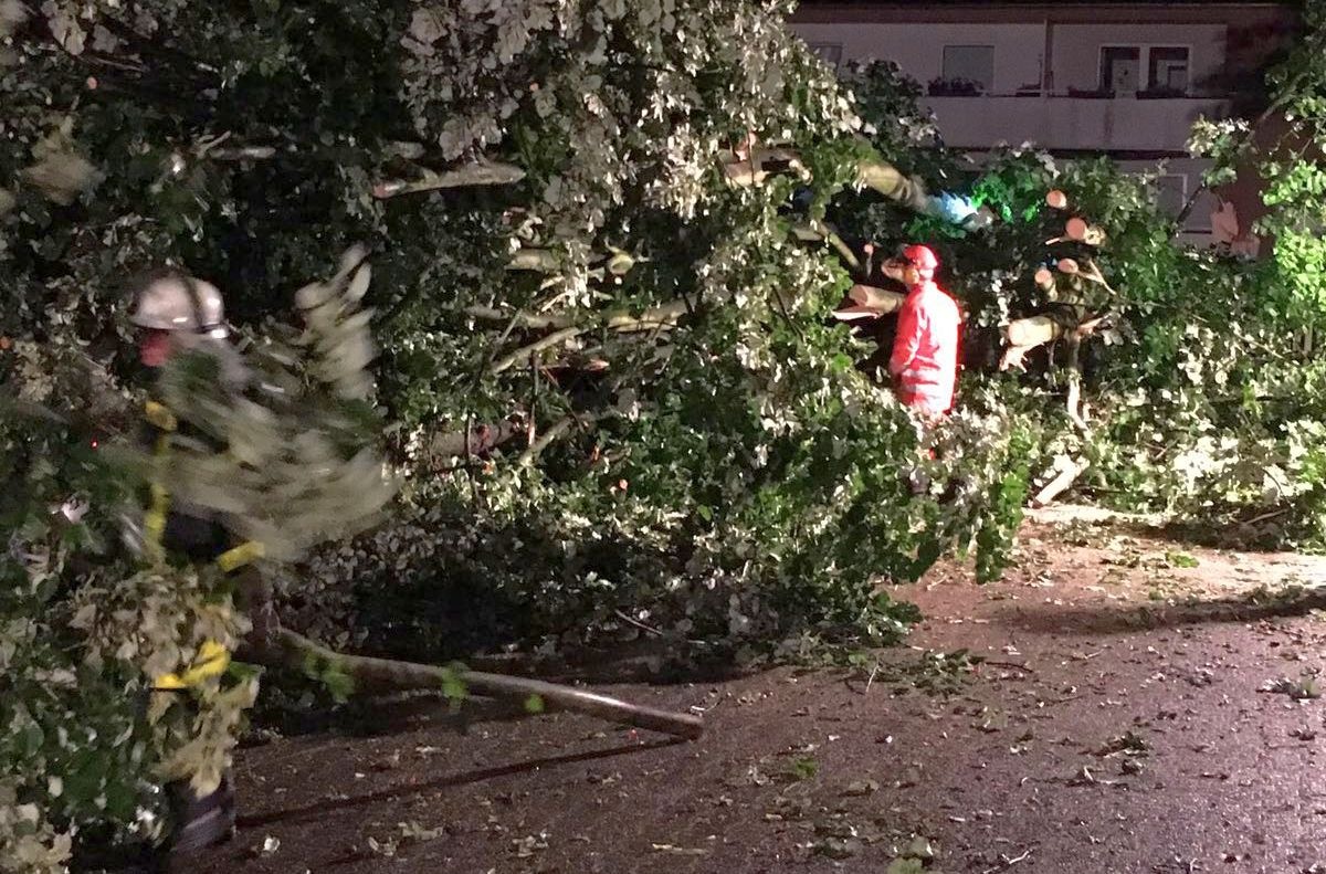 FW-GE: Unwetter über NRW - Gelsenkirchen blieb weitestgehend verschont