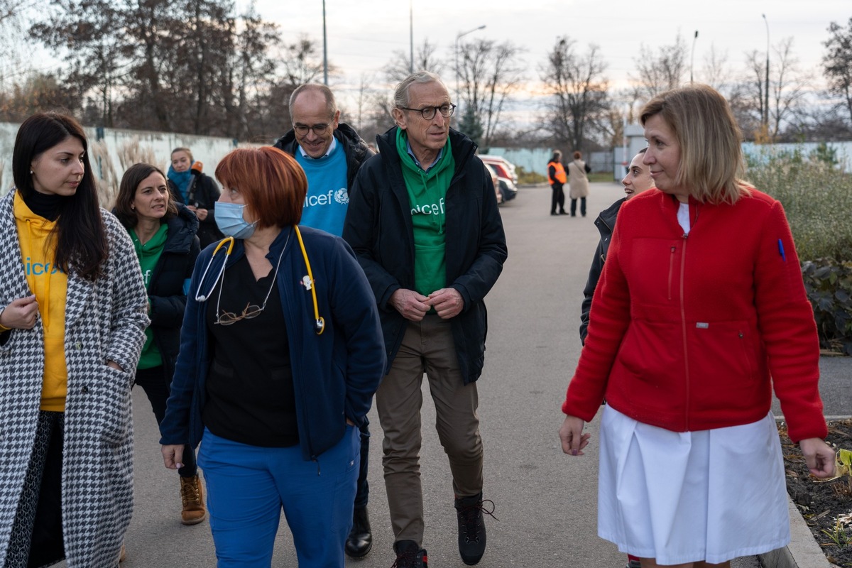 UNICEF-Team in der Ukraine: Gefährlicher Winter für Kinder