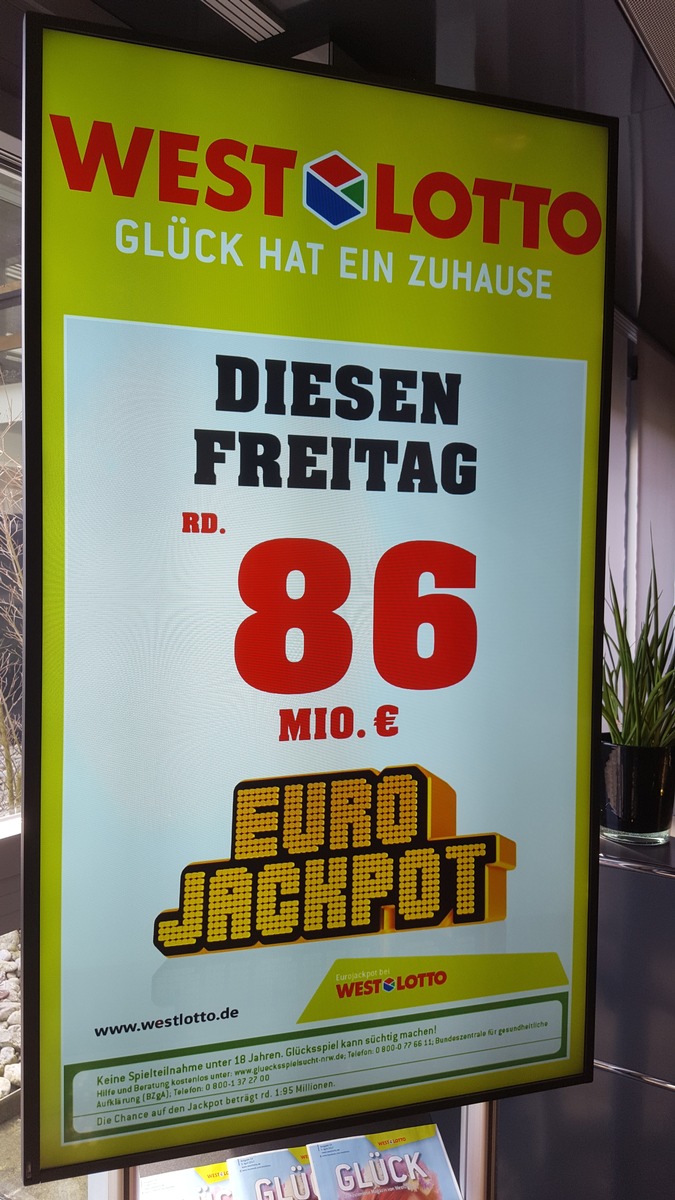 Der Osterhase 2017 war ein Finne / Eurojackpot von fast 87 Millionen Euro geknackt