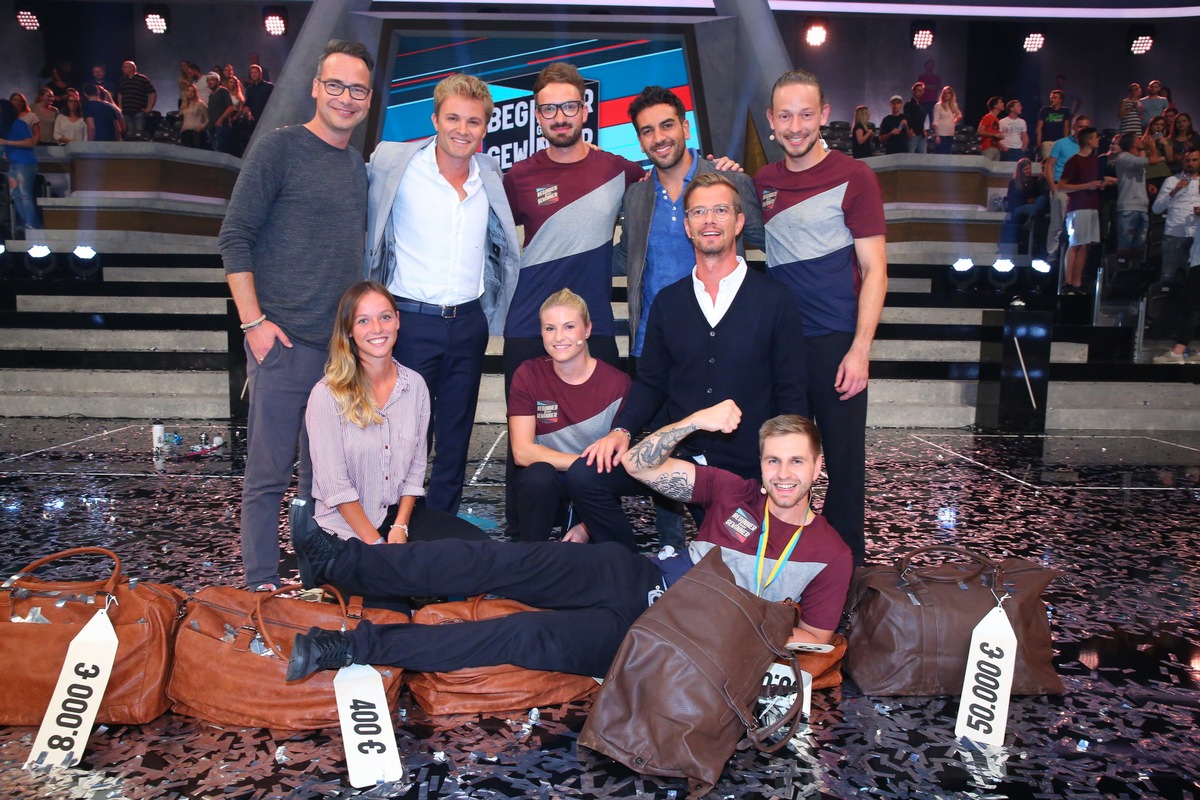 Ganz großer Sport: Joko Winterscheidts neue ProSieben-Show &quot;Beginner gegen Gewinner&quot; feiert erfolgreiche Premiere am Samstagabend