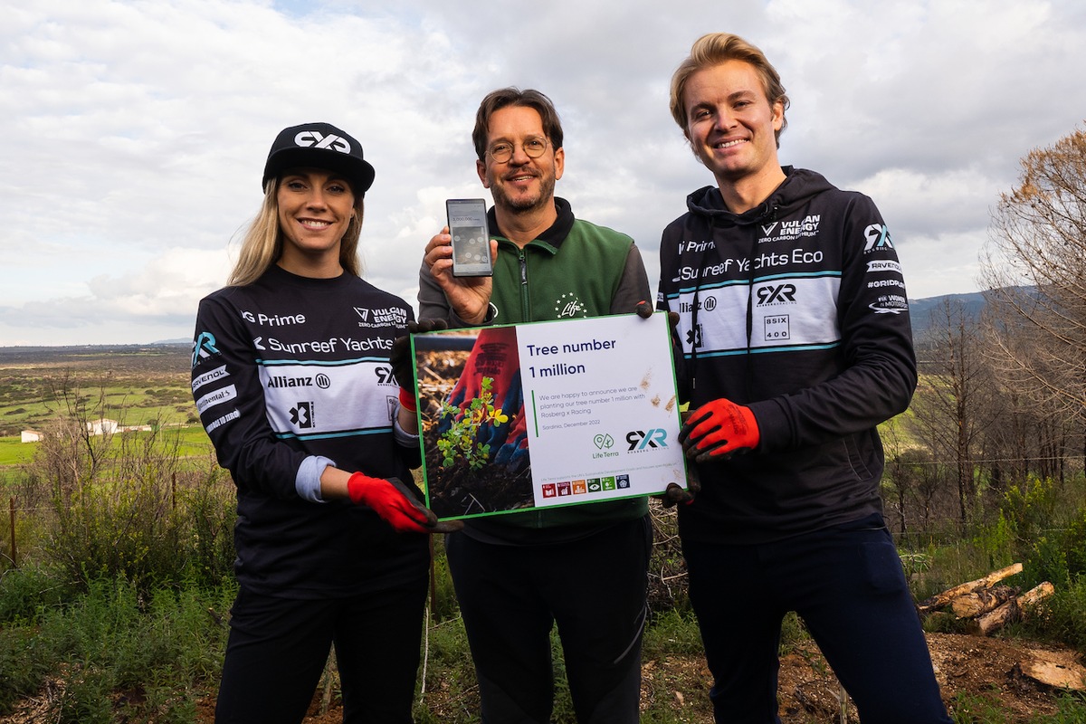 Rosberg X Racing and Extreme E join forces with Allianz, Life Terra and the MEDSEA Foundation to restore wildfire-affected area in Sardinia