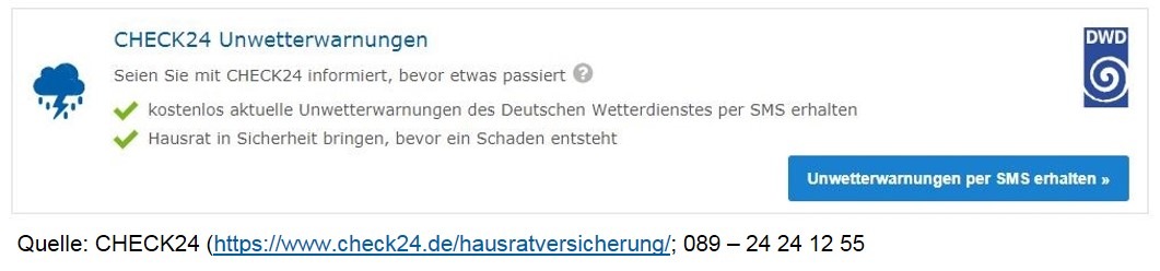 Schäden an Haus und Wohnung durch extremes Wetter: Absicherung nicht teuer