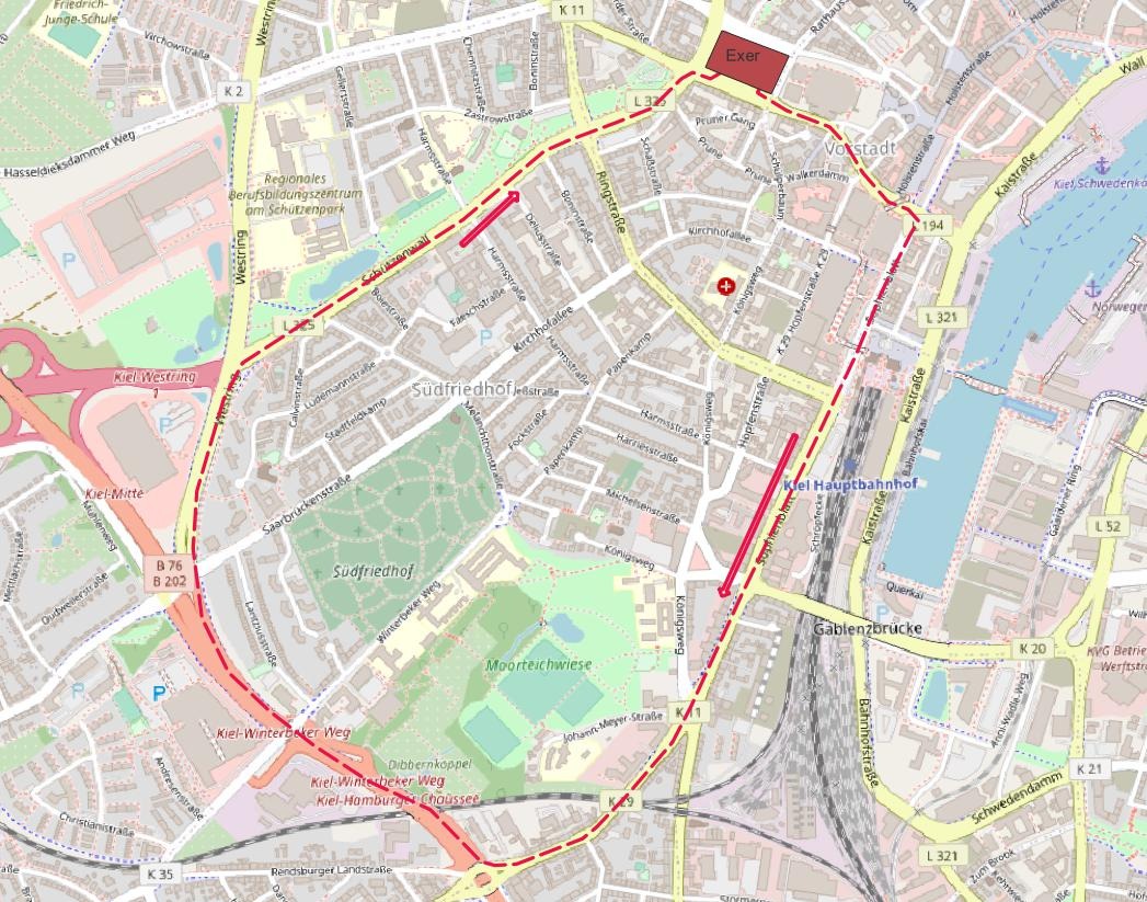 POL-KI: 230302.1 Kiel: Verkehrsbehinderungen in Kiel erwartet