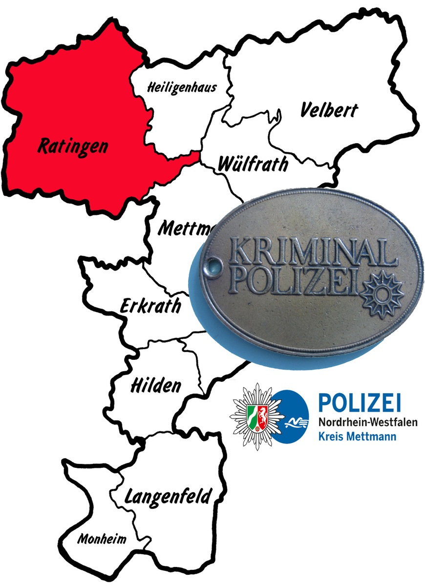 POL-ME: Gepöbelt, geschlagen und ein Fahrrad geraubt - Ratingen - 2007055