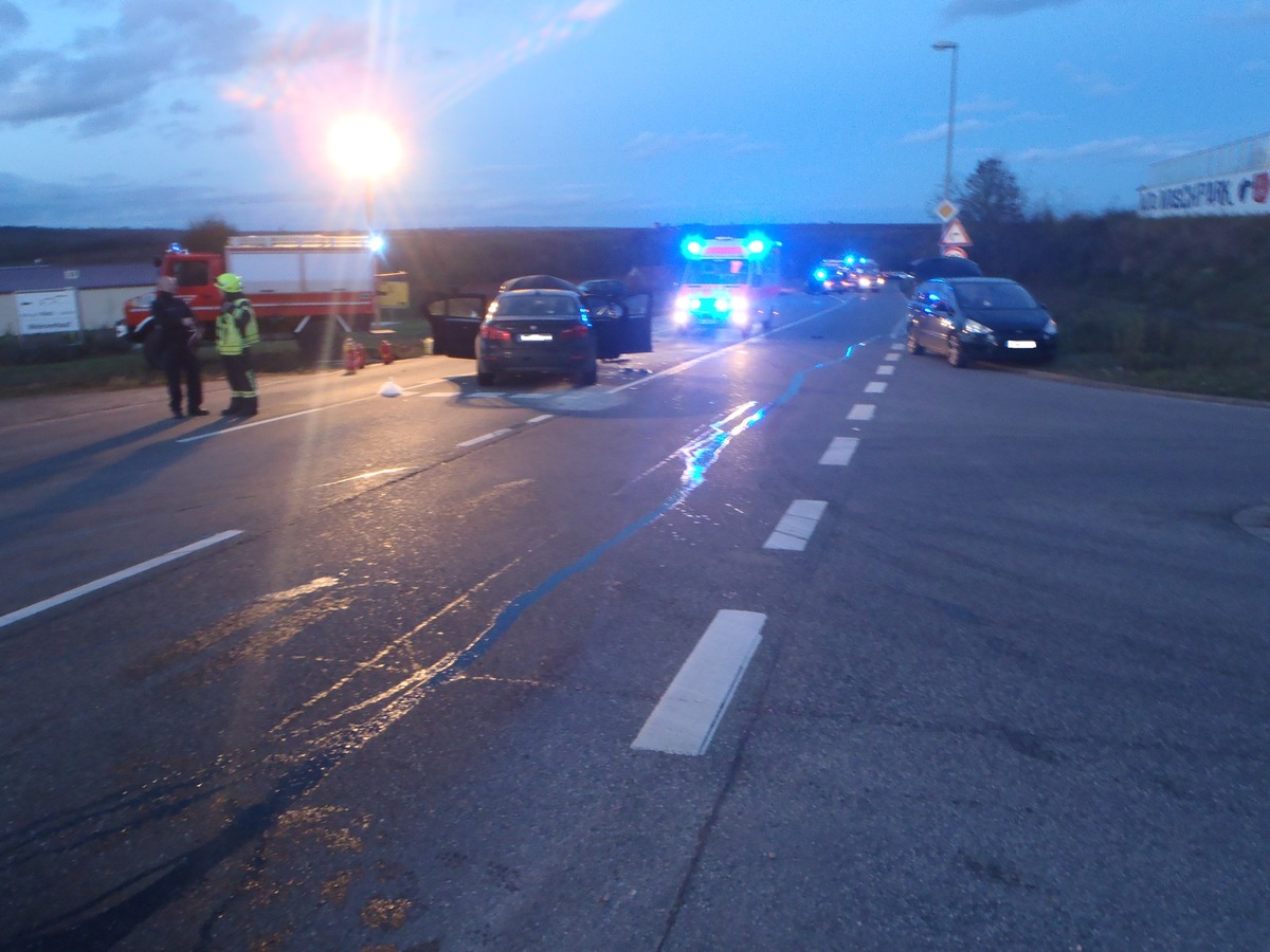 POL-PDWO: Verkehrsunfall mit 5 Verletzten