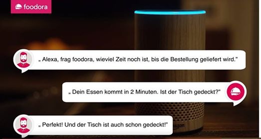 Alexa, Siri und Google Assistant - Voice Ordering bei foodora auf dem Vormarsch