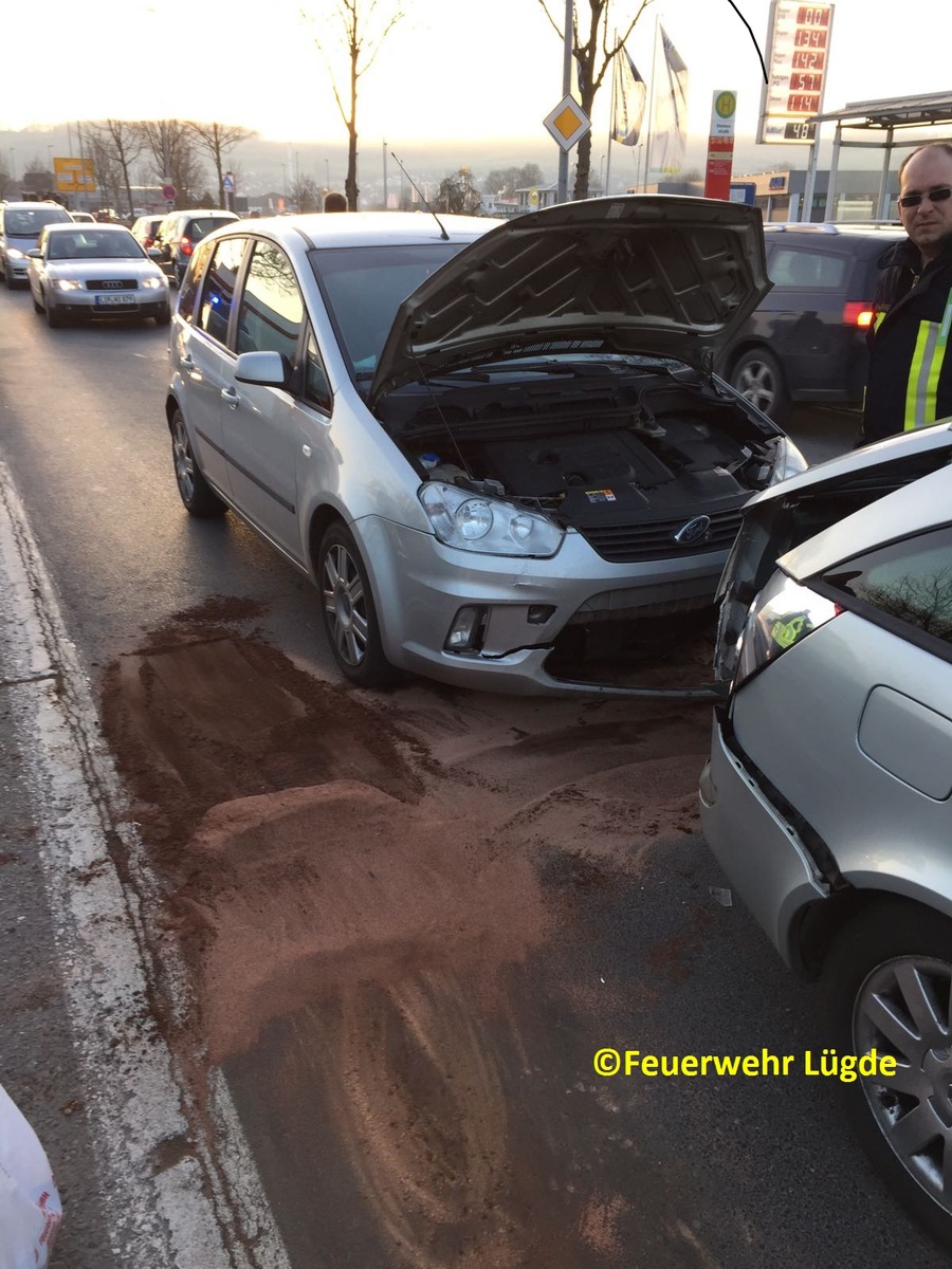 FW Lügde: TH nach Verkehrsunfall