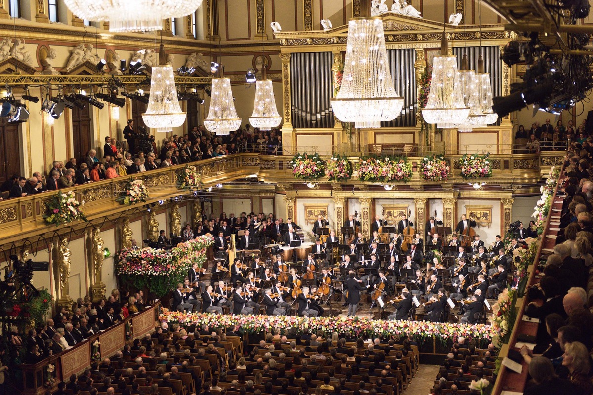 Das Neujahrskonzert der Wiener Philharmoniker im ZDF / Live aus dem Goldenen Saal des Wiener Musikvereins