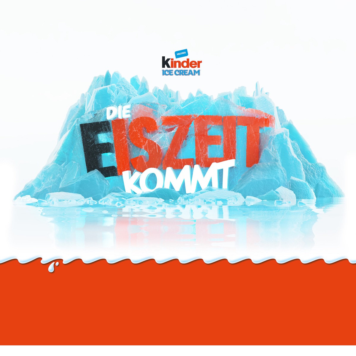 Warten auf die Eiszeit / Das Wetter entscheidet über Verkaufsstart von KINDER Eis