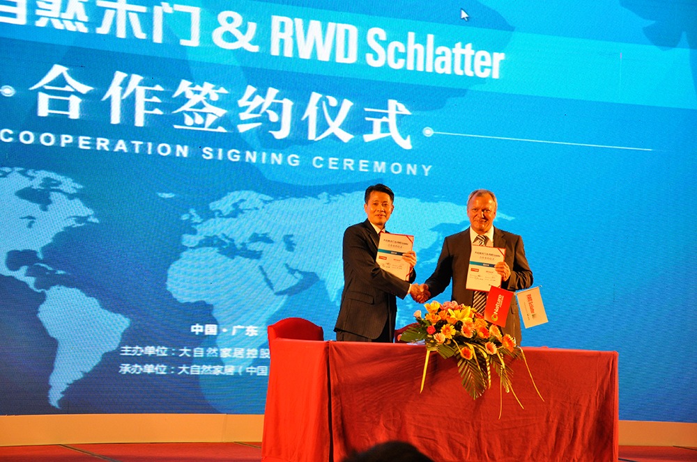 RWD Schlatter unterzeichnet Grossauftrag in China (BILD)