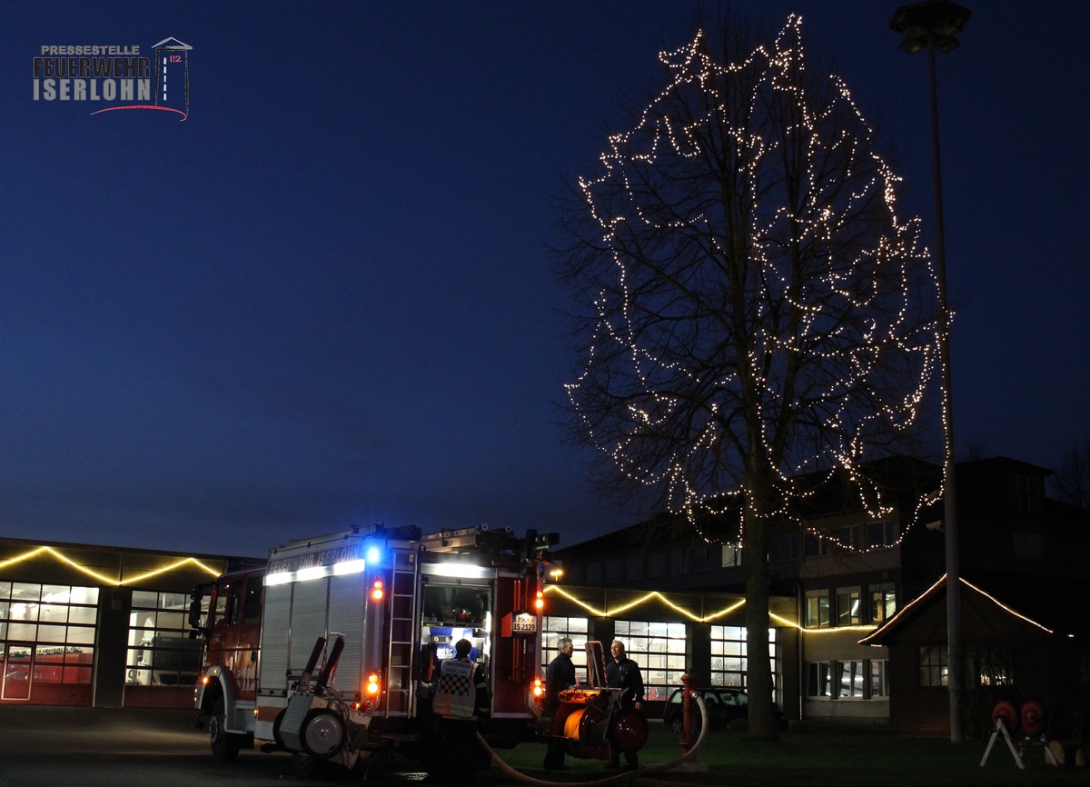 FW-MK: Weihnachtsbilanz der Feuerwehr Iserlohn