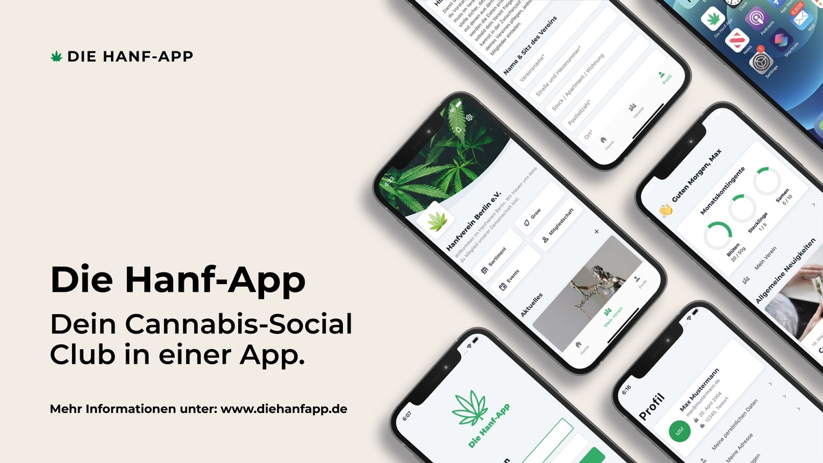 Signature Products GmbH verkündet Gründung der neuen Tochtergesellschaft &quot;Die Hanf-App GmbH&quot; und Abschluss einer überzeichneten Investitionsrunde