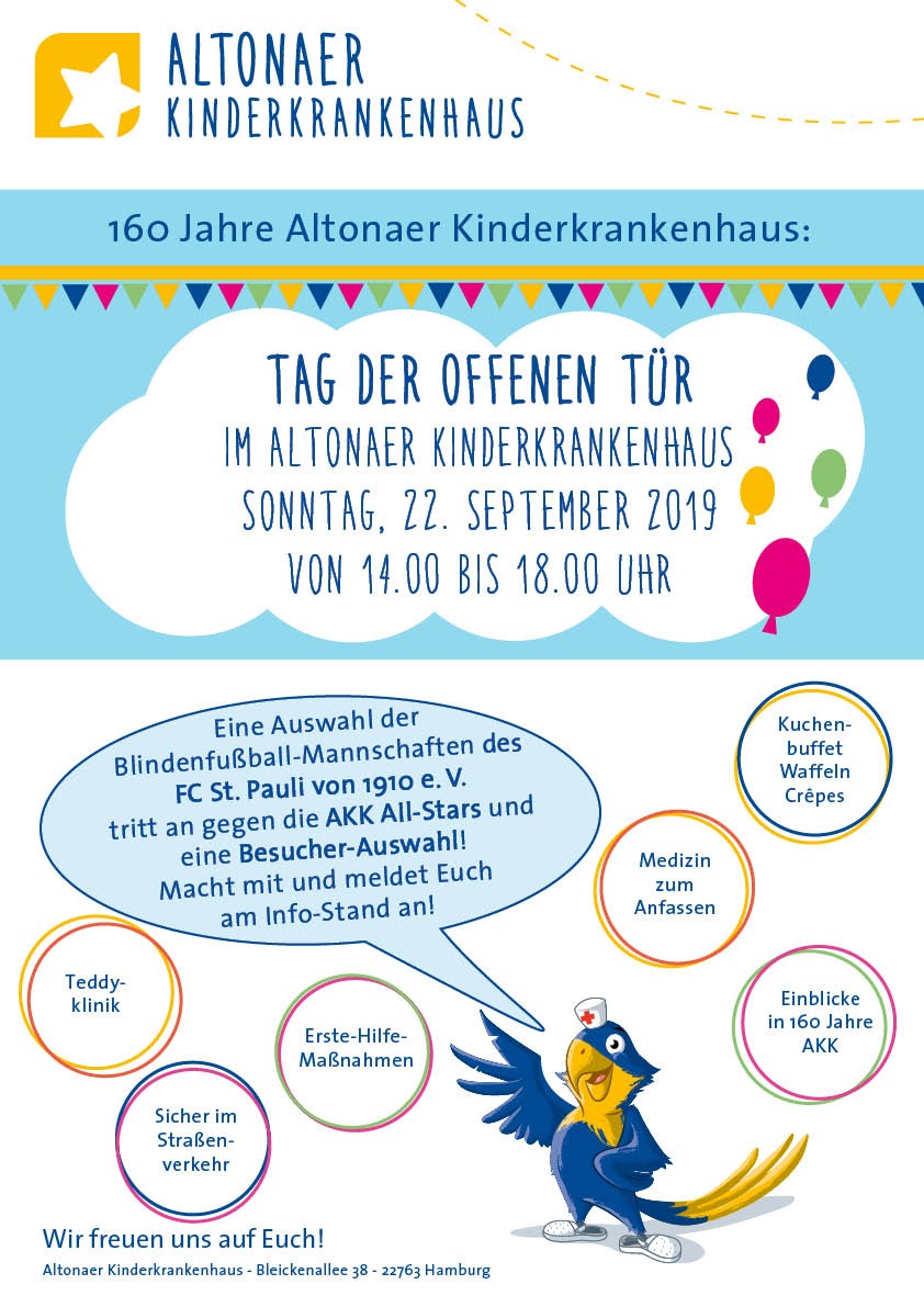 160 Jahre Altonaer Kinderkrankenhaus / Tag der offenen Tür im Altonaer Kinderkrankenhaus am 22.09.2019