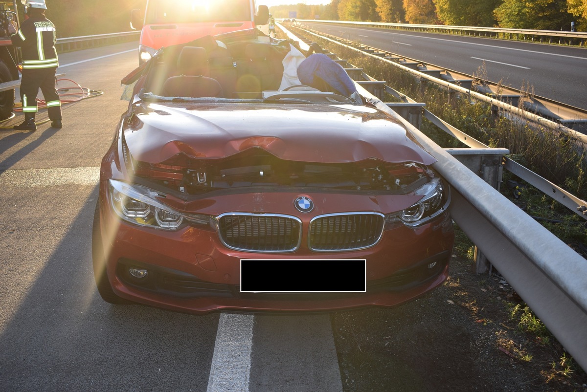 POL-PDKL: BAB 6, Zwei Schwerverletzte bei Verkehrsunfall