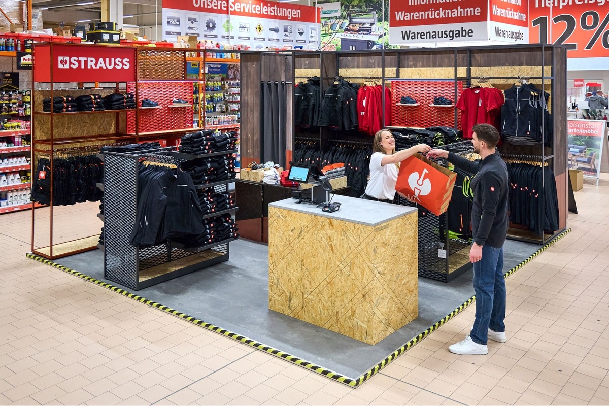 BAUHAUS und Strauss eröffnen erste Pop-up Stores in Deutschland