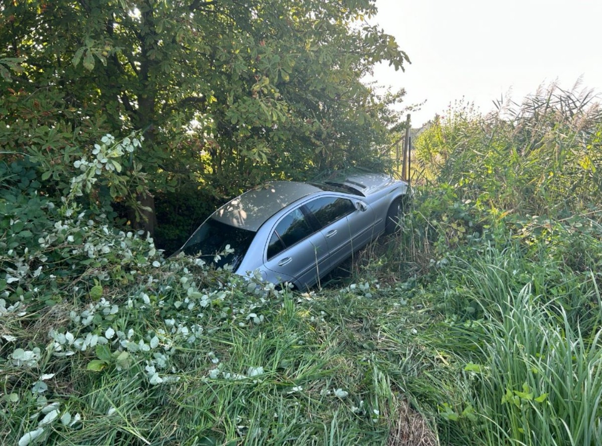 POL-PDLD: Böbingen - Im Triefenbach gelandet