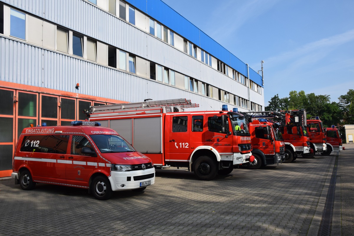 FW-OB: Unfall am Verschiebebahnhof Osterfeld