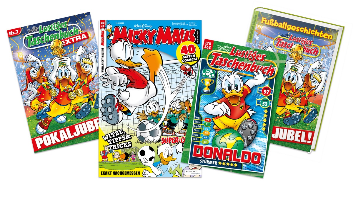 Anpfiff für Donald Duck: Die Fußball-WM findet auch in Entenhausen statt!