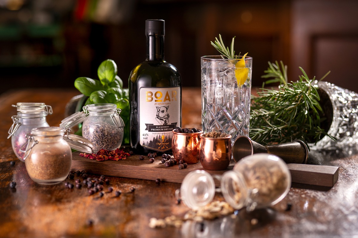 Der Gin Weltmeister kommt aus dem Schwarzwald: BOAR Gin ist der höchstprämierte Gin der Welt