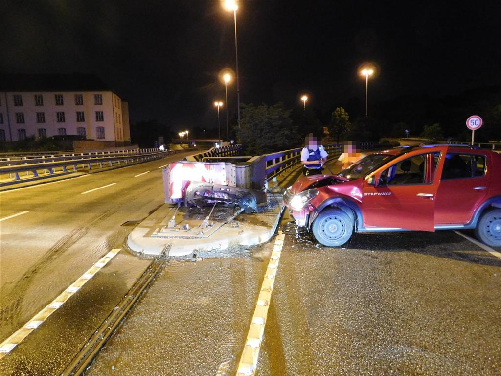 POL-PPKO: Unfall auf der Europabrücke in Koblenz