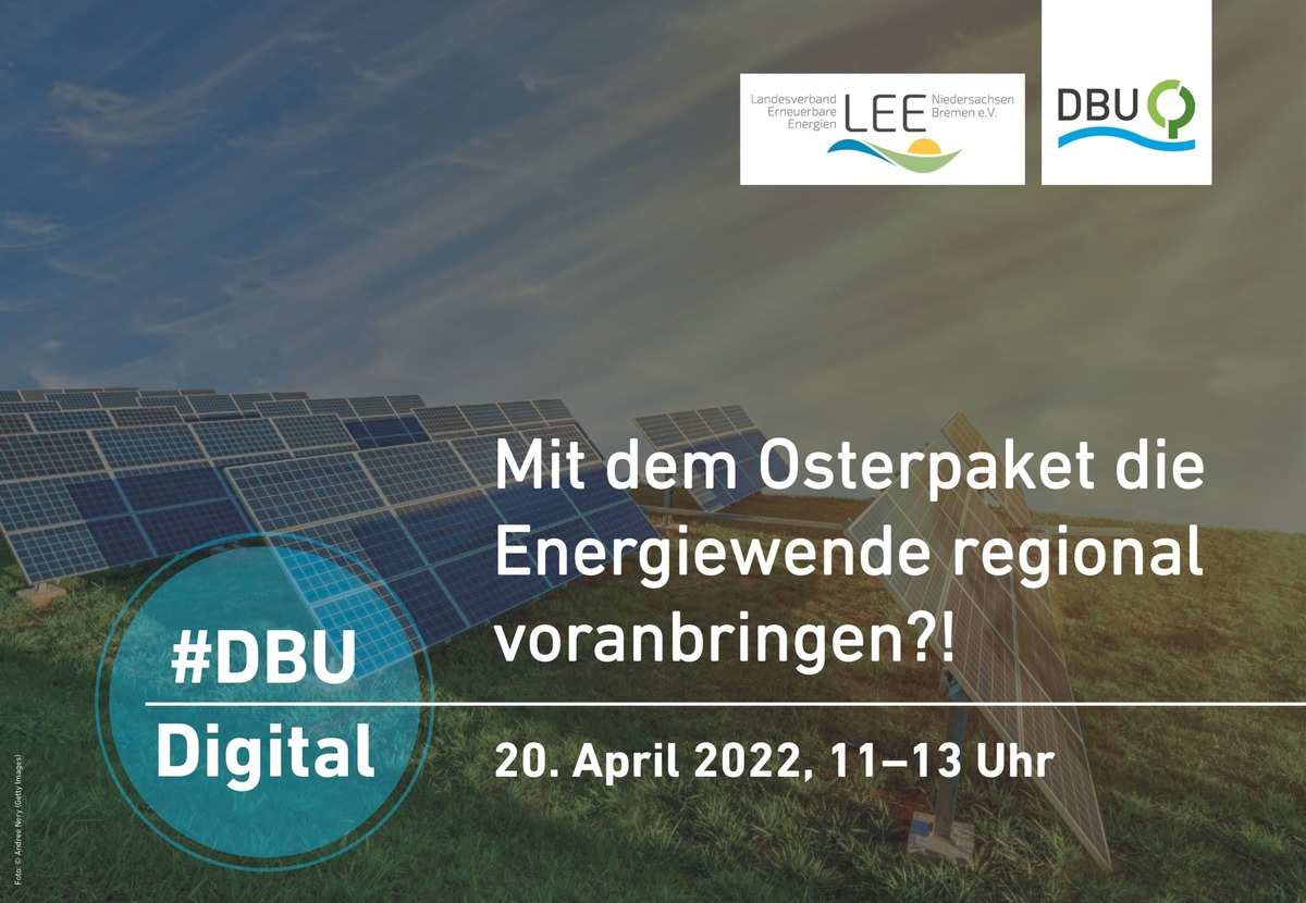 DBU: Die Energiewende regional voranbringen