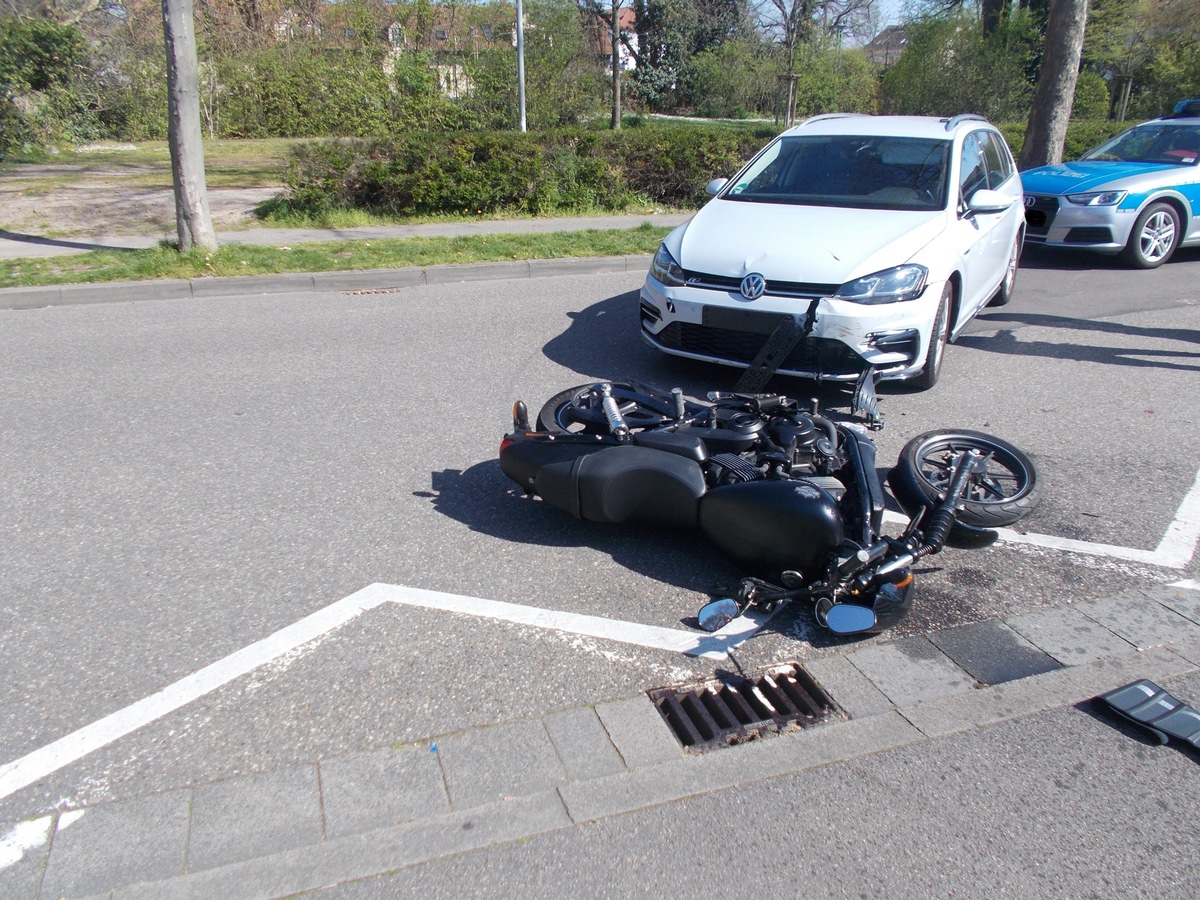 POL-PDLU: Speyer - Beim Abbiegen entgegenkommendes Motorrad übersehen (33/0604)