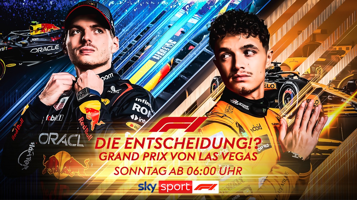 Formel 1 - die Entscheidung!? Der erste Titel-Matchball für Max Verstappen beim Grand Prix von Las Vegas am Wochenende live bei Sky Sport