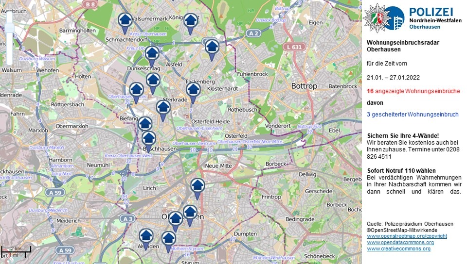 POL-OB: Wohnungseinbruchsradar - Dunkle Jahreszeit = aktive Wohnungseinbrecher