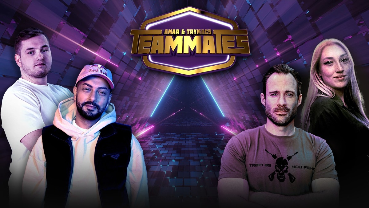 Starke Konkurrenz für Trymacs und Amar: OttoBulletproof und Starletnova treten gegen die Streamer-Buddies an -&quot;Teammates&quot; am 6. Mai 2023 live und exklusiv auf Joyn