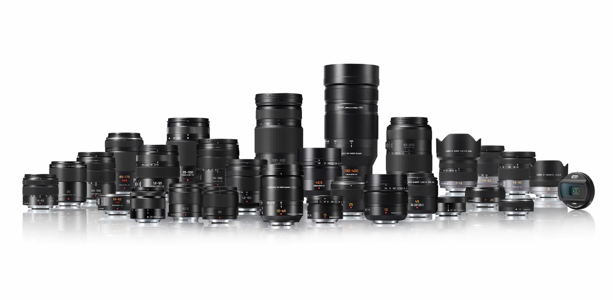 Panasonic präsentiert neue, robuste und Dual IS kompatible Versionen seiner LUMIX G Teleobjektive / LUMIX G Zoom-Objektive 45-200mm/F4,0-5,6 II/Power-O.I.S. und 100-300mm/F4,0-5,6 II/Power-O.I.S.