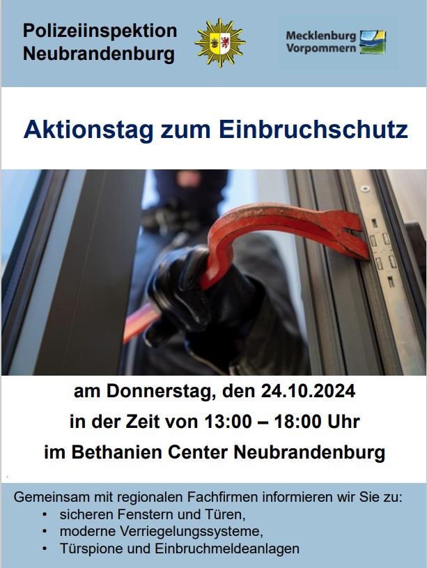 POL-NB: Tag des Einbruchschutzes