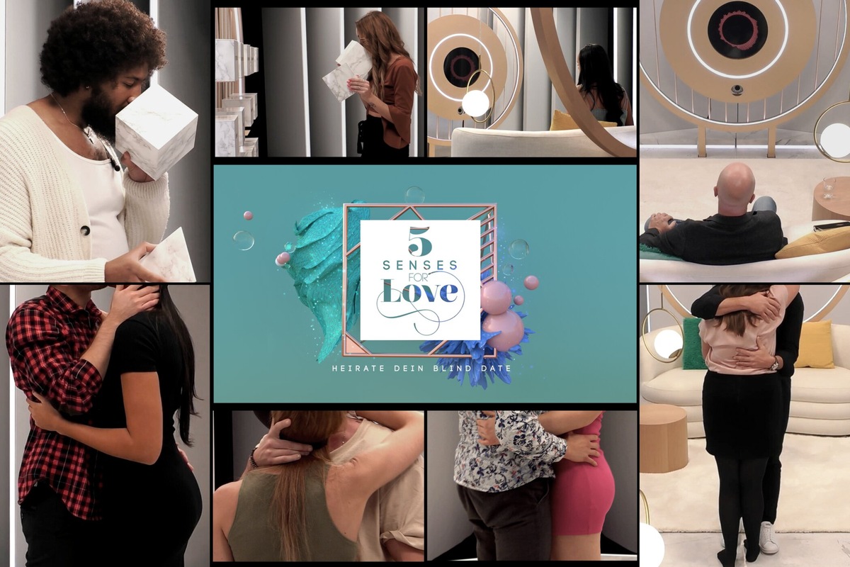 &quot;Wir sind verrückt, wir sind so verrückt!&quot; 30 Singles wagen das sinnlichste TV-Experiment aller Zeiten in &quot;5 Senses for Love - Heirate dein Blind Date&quot; - ab 14. April 2021 in SAT.1