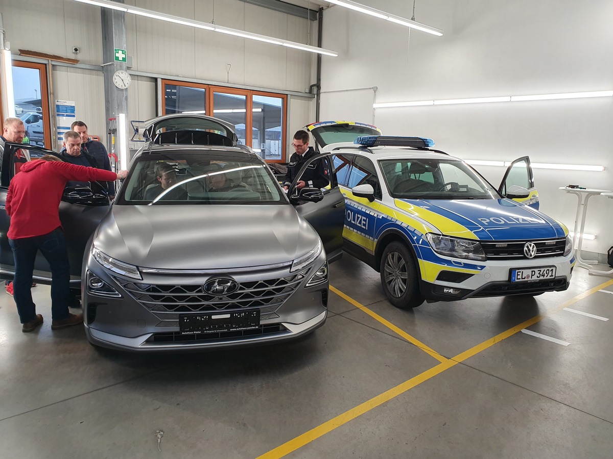 POL-OS: Klimafreundlich auf Streife: Osnabrücker Polizei künftig mit Wasserstoff unterwegs