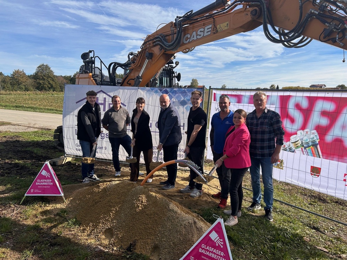 Telekom startet Glasfaser-Ausbau in Buchbach: u.a. in den OT Kienrathing, Loiperding, Ranetsham und Sterneck